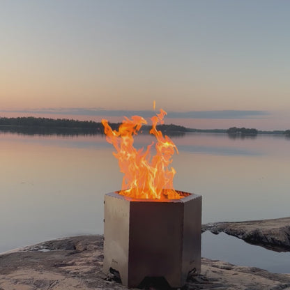 FirePipe™ Fire Pit - steady heat, togetherness, and less smoke